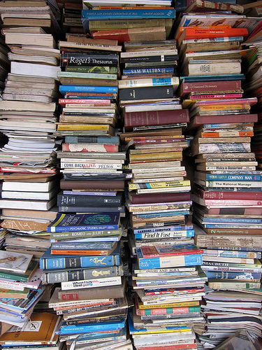stack of books