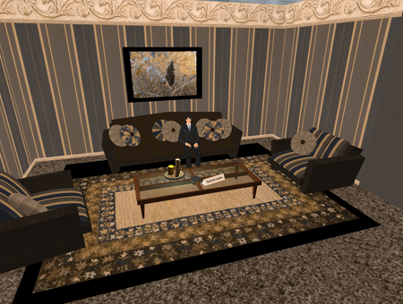 The Protanopia Room as seen by someone with protanopia